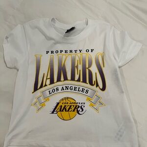 Lakers Cropped Tee